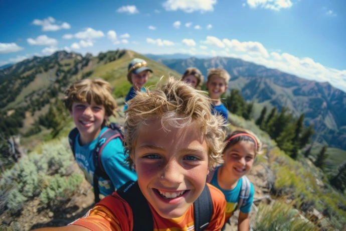 Randonnée colonie les Florimontains